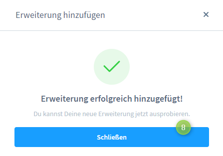 Fertig!